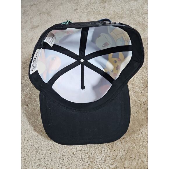 2019 Authentic Pokemon Nintendo All Over Snapback Hat Cap Boys One Size - Picture 4 of 4